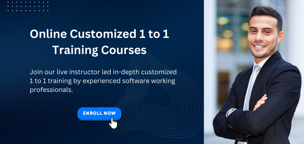 Online Customized 1 to 1 Training Courses