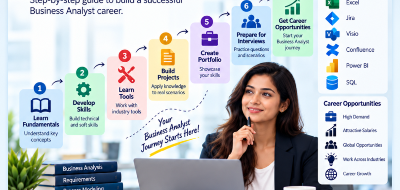 How to become a Business Analyst in 2026 skills tools projects and career roadmap