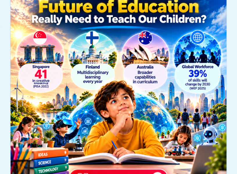 Future-Ready Education: What Should Children Learn? Future-ready education helping children develop creativity, critical thinking, technology awareness and life skills
