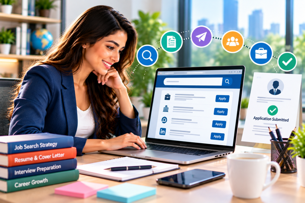 Online job application service for job seekers